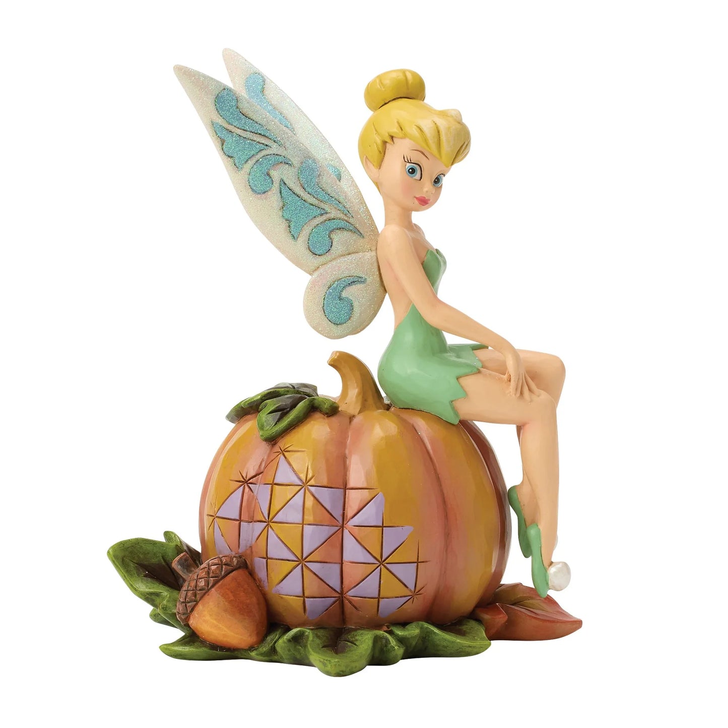 Tinker Bell on Pumpkin Jim Shore Disney Traditions Statue