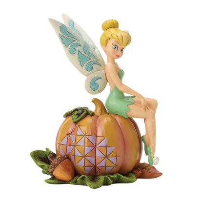 Tinker Bell on Pumpkin Jim Shore Disney Traditions Statue