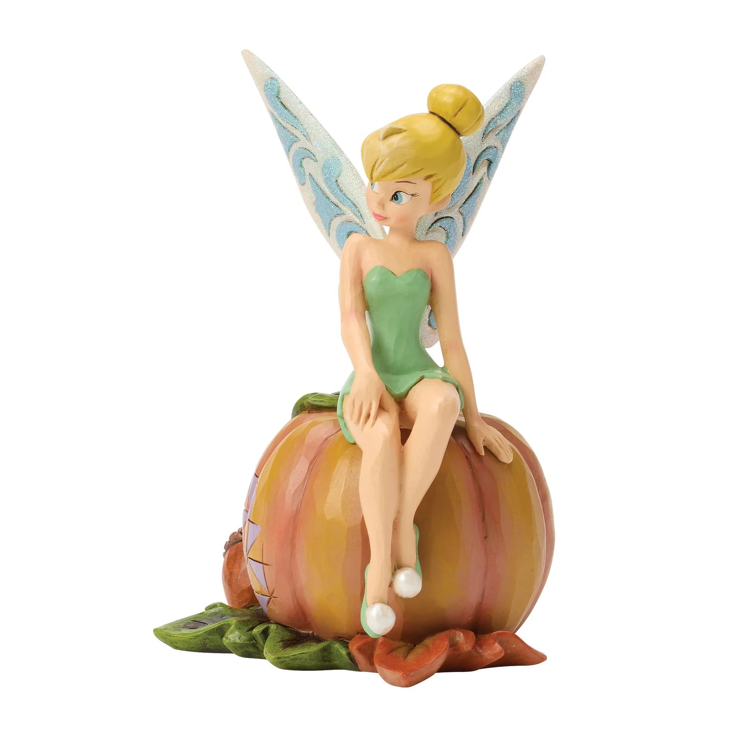 Tinker Bell on Pumpkin Jim Shore Disney Traditions Statue