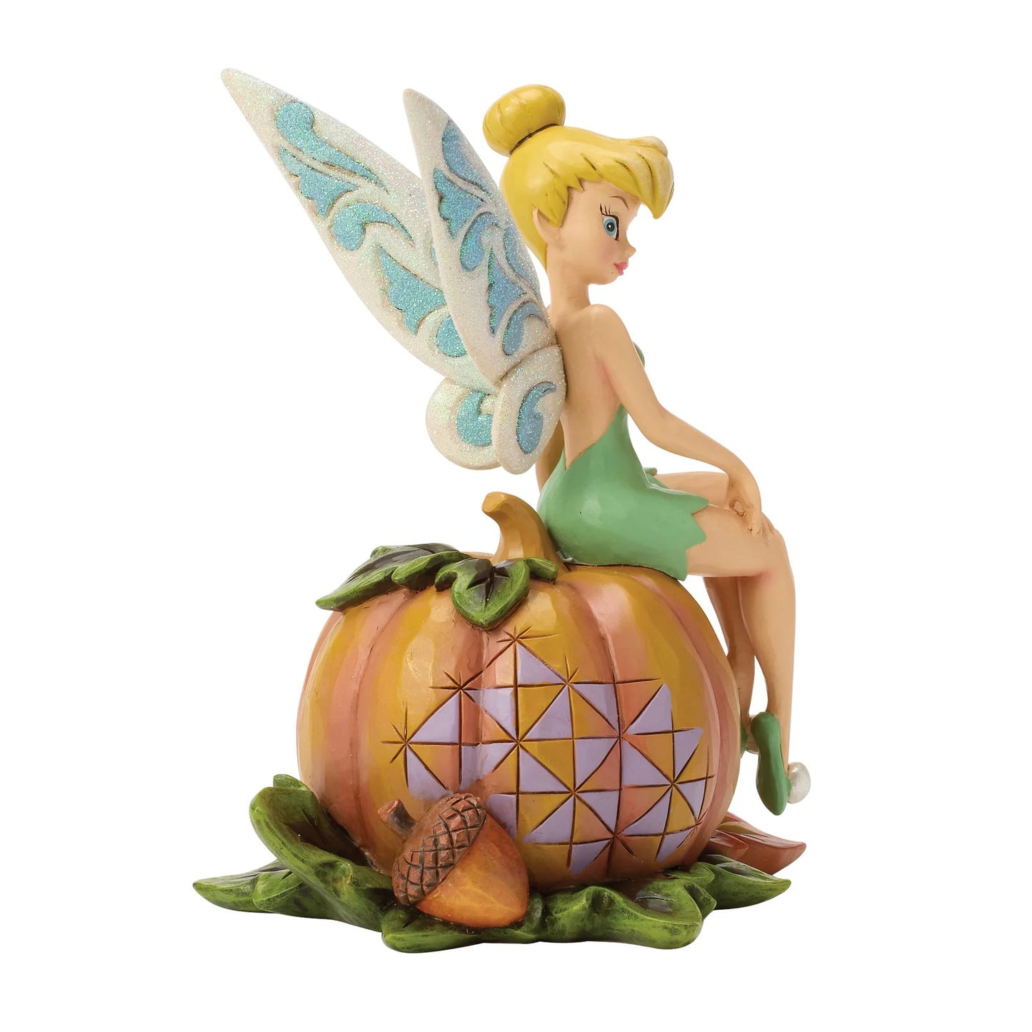 Tinker Bell on Pumpkin Jim Shore Disney Traditions Statue