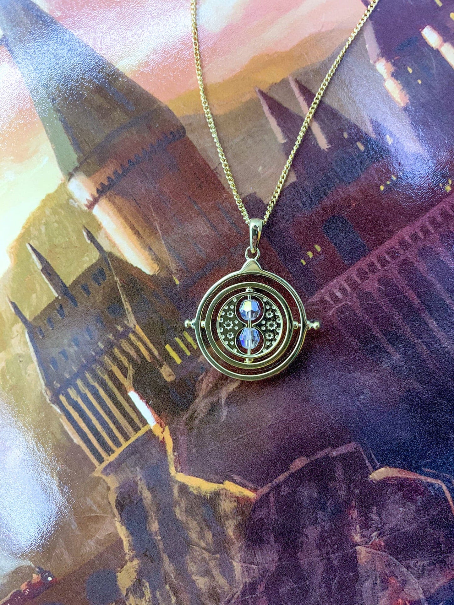 Time Turner Crystal Necklace