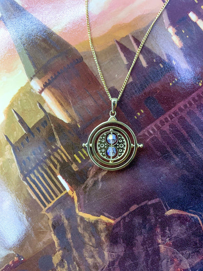 Time Turner Crystal Necklace