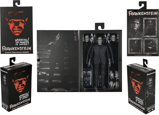 Universal Frankenstein's Monster B&W Ultimate Neca 7" Action Figure