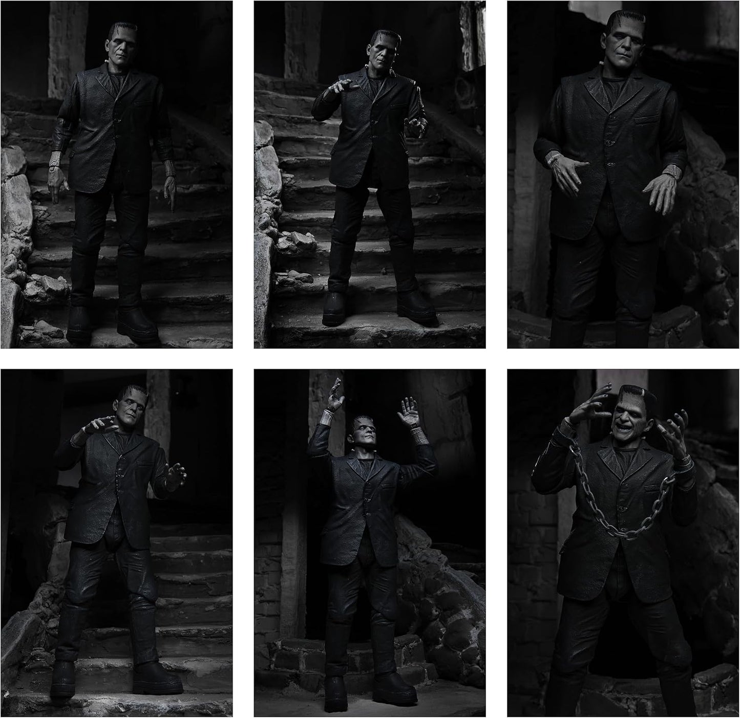 Universal Frankenstein's Monster B&W Ultimate Neca 7" Action Figure