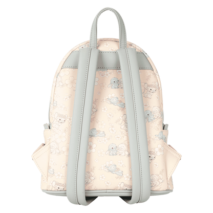 Loungefly Disney Stitch & Angel Cherry Blossom All-Over Print Mini Backpack