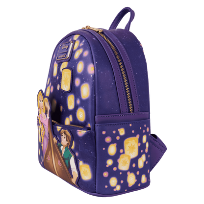 Loungefly Disney Tangled Rapunzel & Flynn Rider Lantern Light Up Mini Backpack