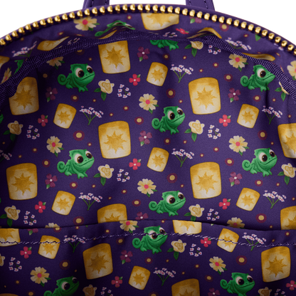 Loungefly Disney Tangled Rapunzel & Flynn Rider Lantern Light Up Mini Backpack