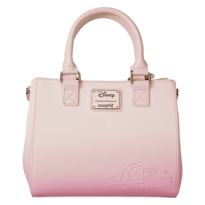 Loungefly Stitch & Angel Cherry Blossom Heart Crossbody Bag