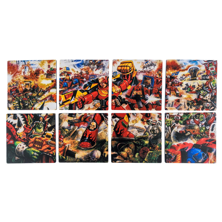 Warhammer 40,000: Blood Angels Armageddon Coaster Set