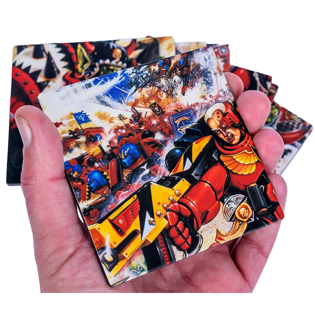 Warhammer 40,000: Blood Angels Armageddon Coaster Set