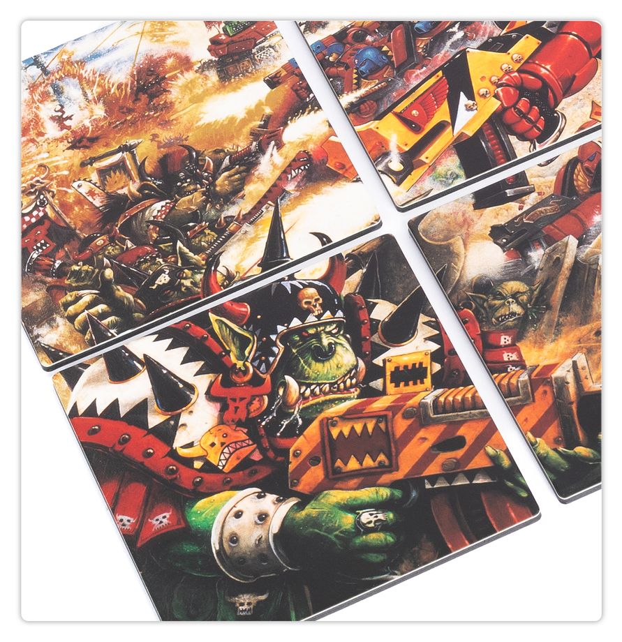 Warhammer 40,000: Blood Angels Armageddon Coaster Set