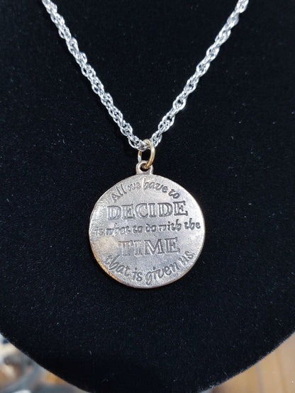 Lord of the Rings Wisdom of Gandalf™ Bronze Pendant