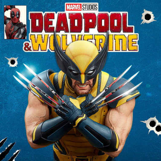 Wolverine Marvel Deadpool and Wolverine Movie Quarter Scale Statue by Iron Studios