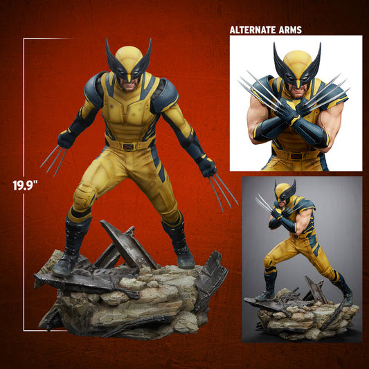 Wolverine Marvel Deadpool and Wolverine Movie Quarter Scale Statue by Iron Studios