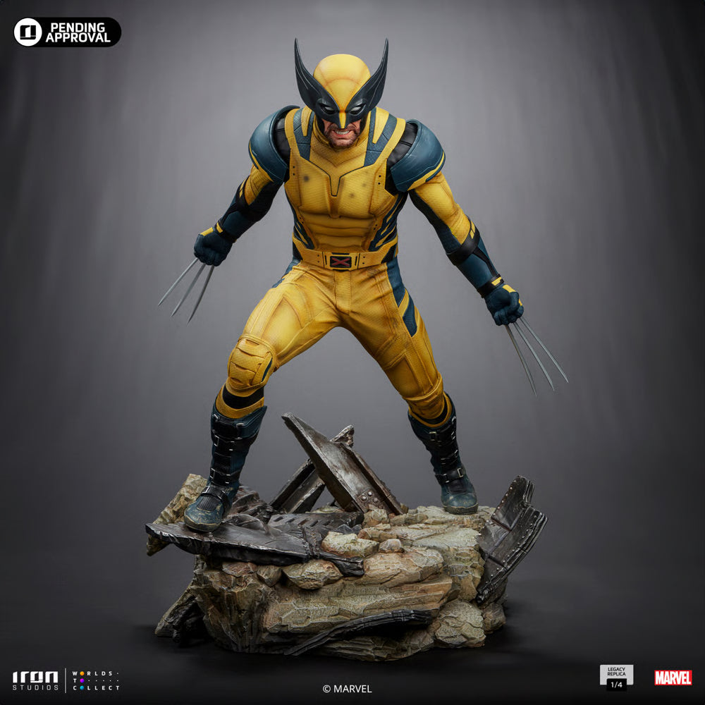 Wolverine Marvel Deadpool and Wolverine Movie Quarter Scale Statue by Iron Studios
