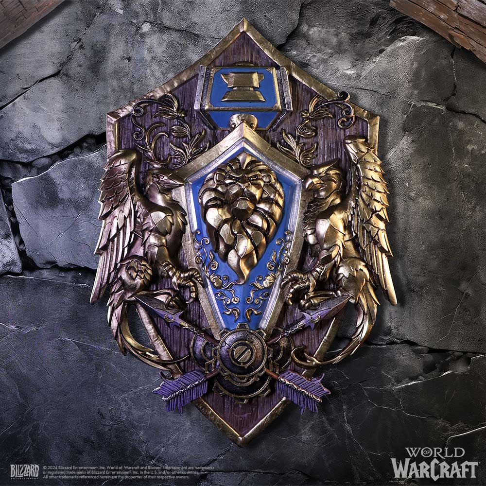 World of Warcraft The Alliance Wall Plaque