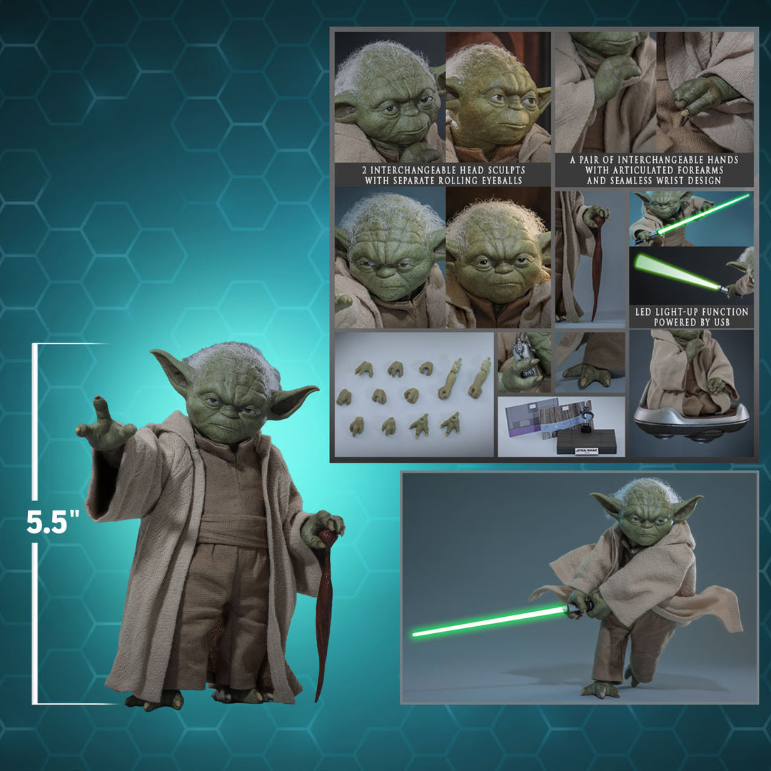 *Pre-Order* Yoda (Star Wars: Revenge of the Sith) Sixth Scale Figure Hot Toys