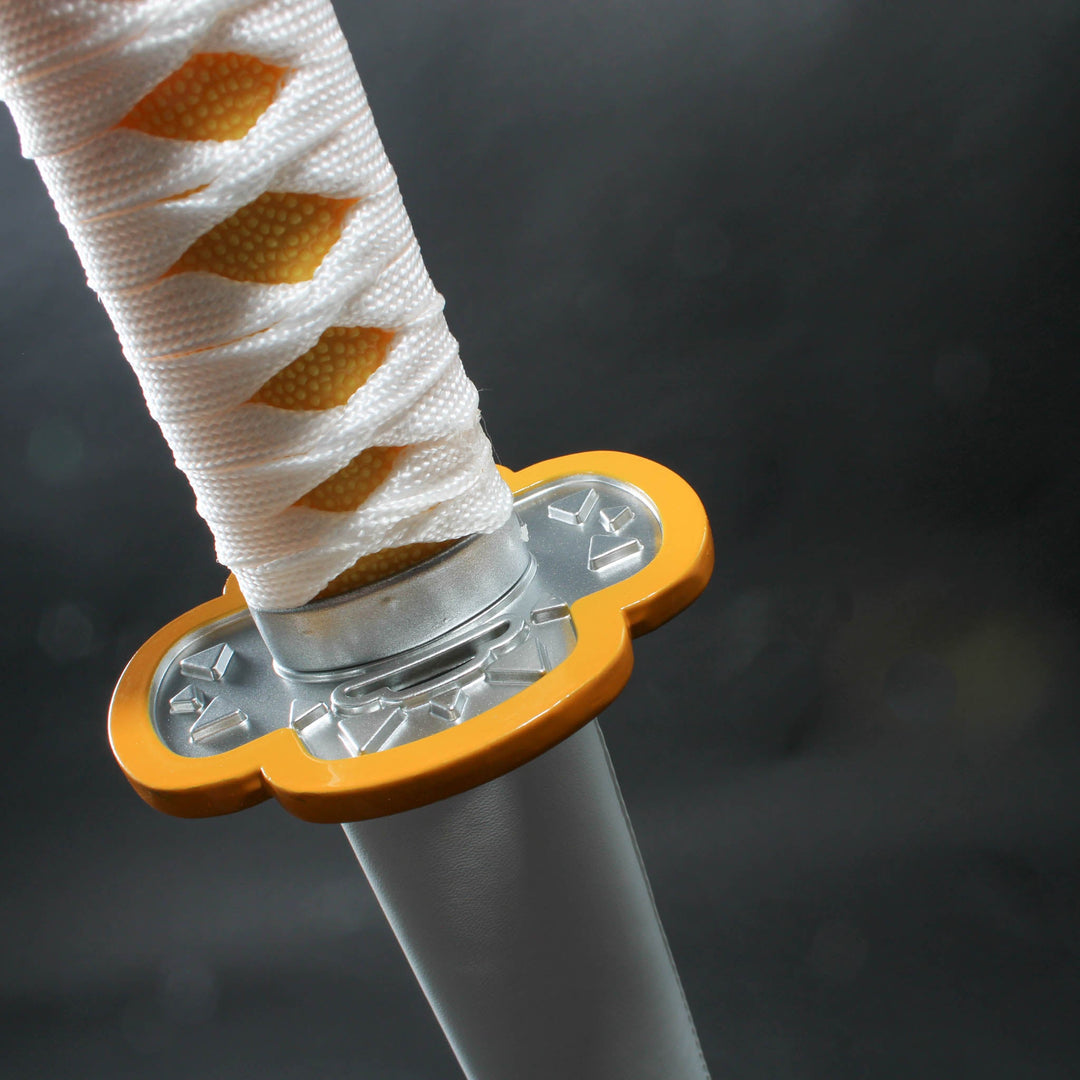 Zenitsu Agatsuma Demon Slayer Nichirin Sword Deluxe Metal Replica