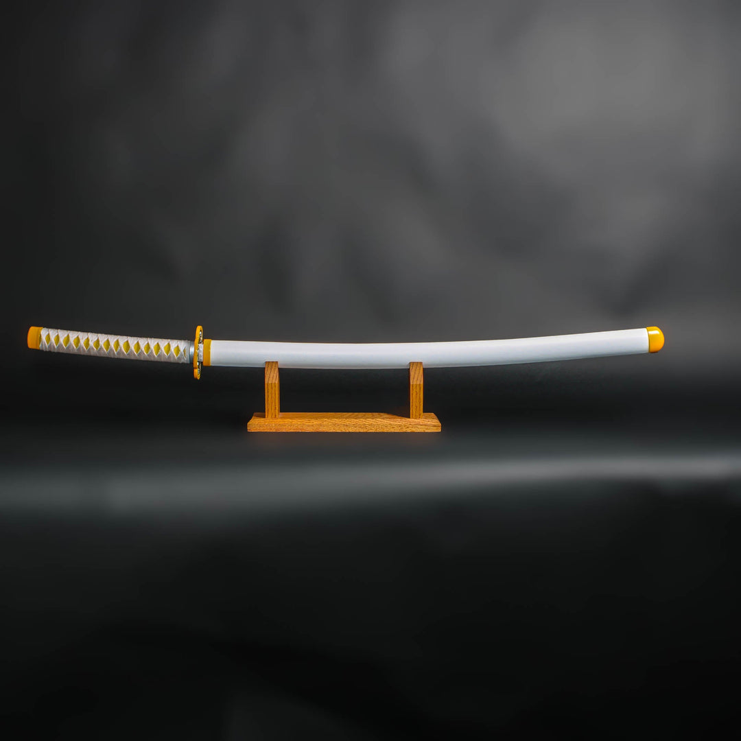 Zenitsu Agatsuma Demon Slayer Nichirin Sword Deluxe Metal Replica