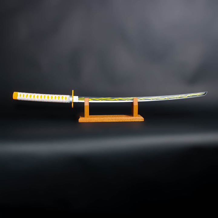 Zenitsu Agatsuma Demon Slayer Nichirin Sword Deluxe Metal Replica