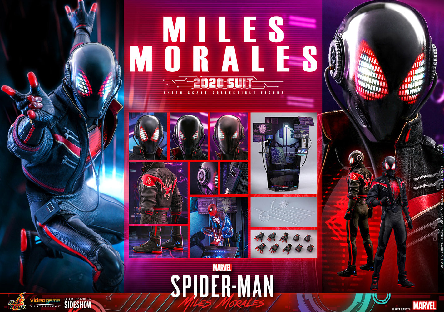 Miles Morales 2020 Suit (Marvel) Sixth Scale Figure by Hot Toys
