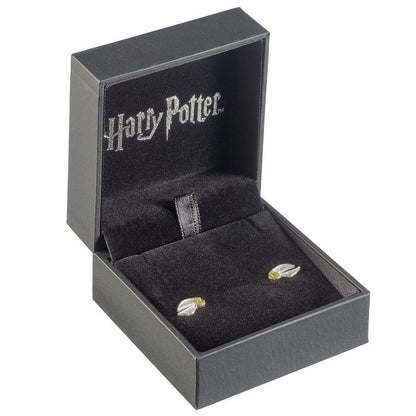 Harry Potter Golden Snitch Sterling Silver Stud Earrings
