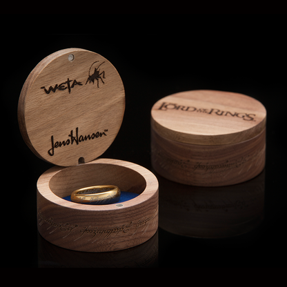 Lord of the Rings The One Ring in Gold Plated Tungsten by Weta Workshop