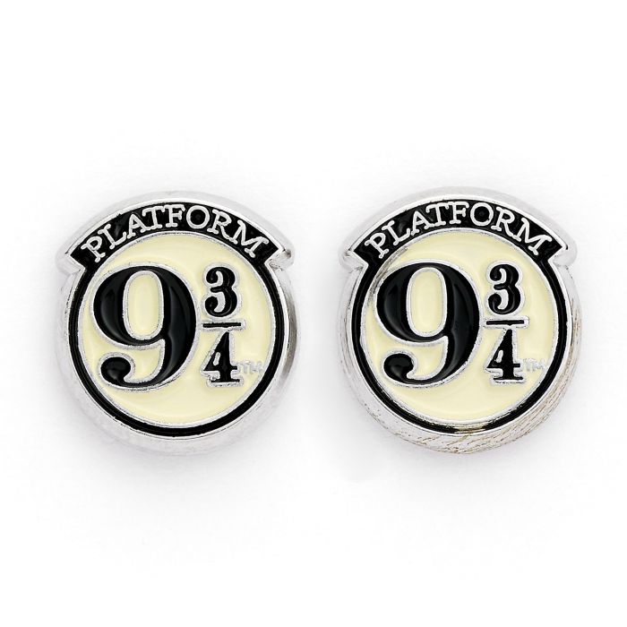 Platform 9 3/4, Hedwig, and Deathly Hallows (Harry Potter) Stud Earring Set