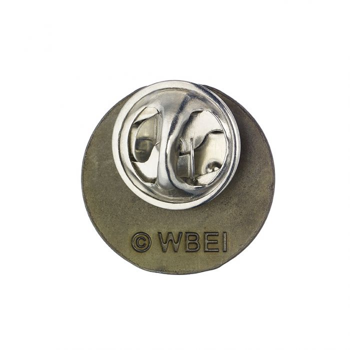 Platform 9 3/4 Pin Badge  The Platform at Kings Cross Station in which Hogwarts Students gain access to the Hogwarts Express  This Harry Potter Pin Badge has been created using the official style guide from Warner Bros.  Enamel Pin Details:  Around .75" tall and .5" wide (20mm x 16mm) Beautiful colors protected by a high-gloss finish Enamel pin arrives on a printed Harry Potter card backer Quality metal badge pin with butterfly clutch backing