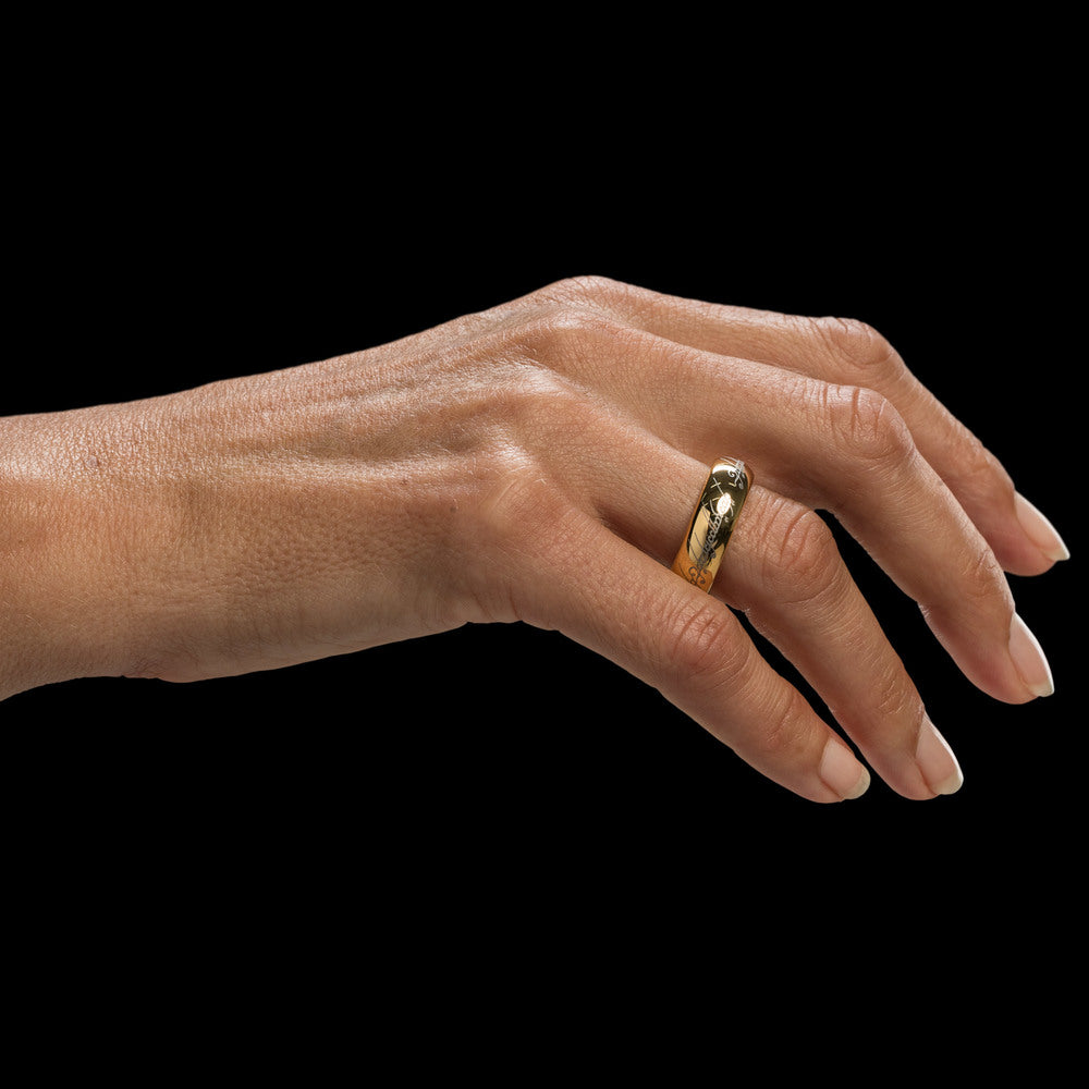 Lord of the Rings The One Ring in Gold Plated Tungsten by Weta Workshop