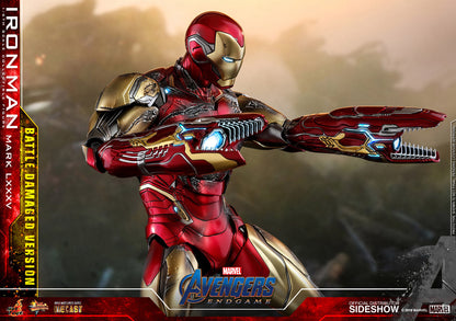 Iron Man Mark LXXXV  (Battle Damaged Version) Marvel Endgame 1:6 Scale Figure by Hot Toys