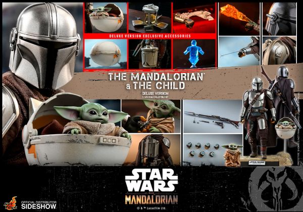 Beskar The Mandalorian & The Child Deluxe 1/6th Scale Hot Toys