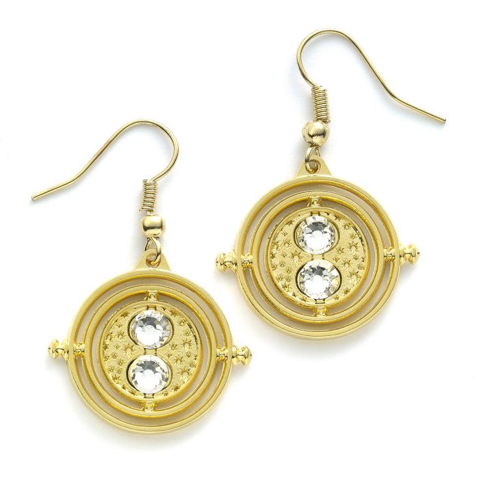 Harry Potter Time Turner Fixed-Pose Dangle Earrings