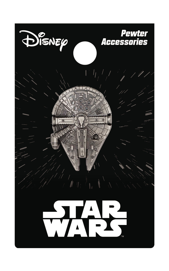 Star Wars Millennium Falcon 1" Pewter Pin