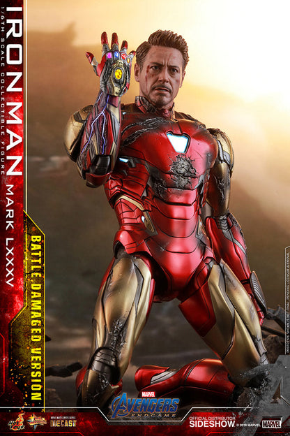 Iron Man Mark LXXXV  (Battle Damaged Version) Marvel Endgame 1:6 Scale Figure by Hot Toys