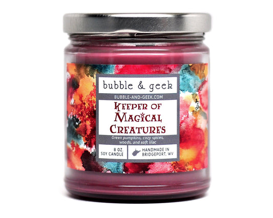 Hagrid Harry Potter Keeper of Magical Creatures Inspired Candle Jar