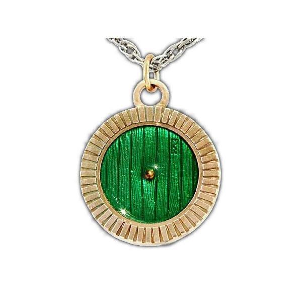 The Lord of the Rings Bag End™ Hobbit Door Bronze Necklace