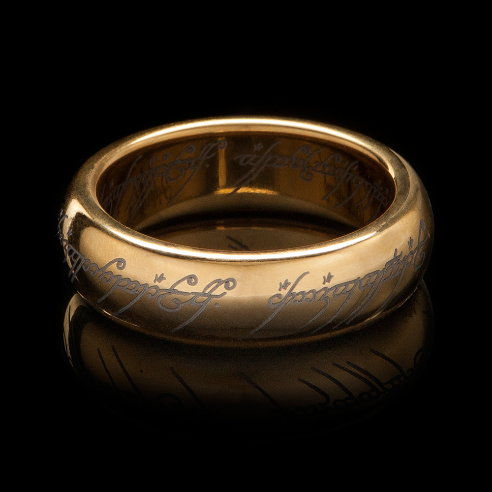 The Lord of the Rings The One Ring in Gold Plated Tungsten by Weta Workshop