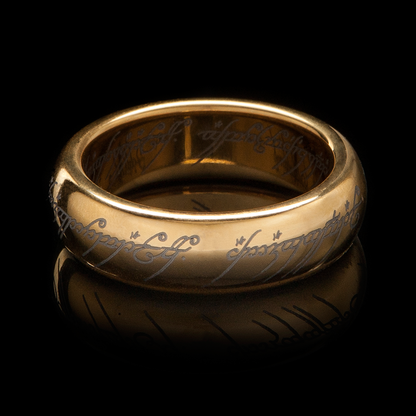 Lord of the Rings The One Ring in Gold Plated Tungsten by Weta Workshop