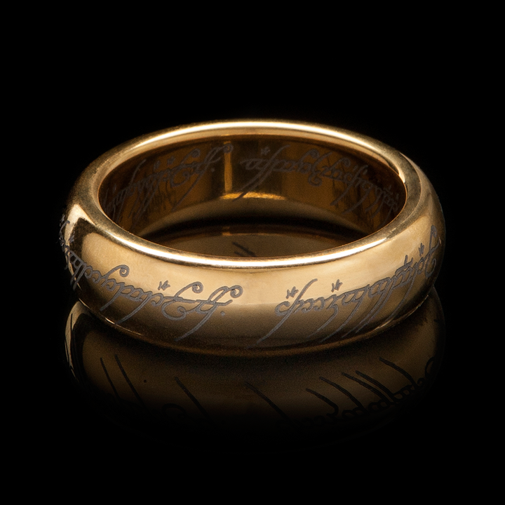 The Lord of the Rings The One Ring in Gold Plated Tungsten by Weta Workshop