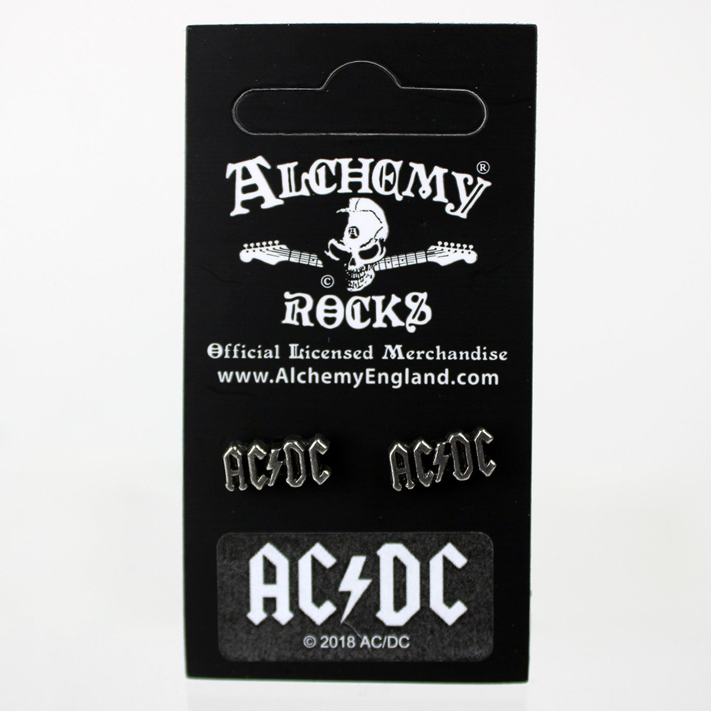 AC/DC Classic Logo Stud Earrings – Heroic Fandoms