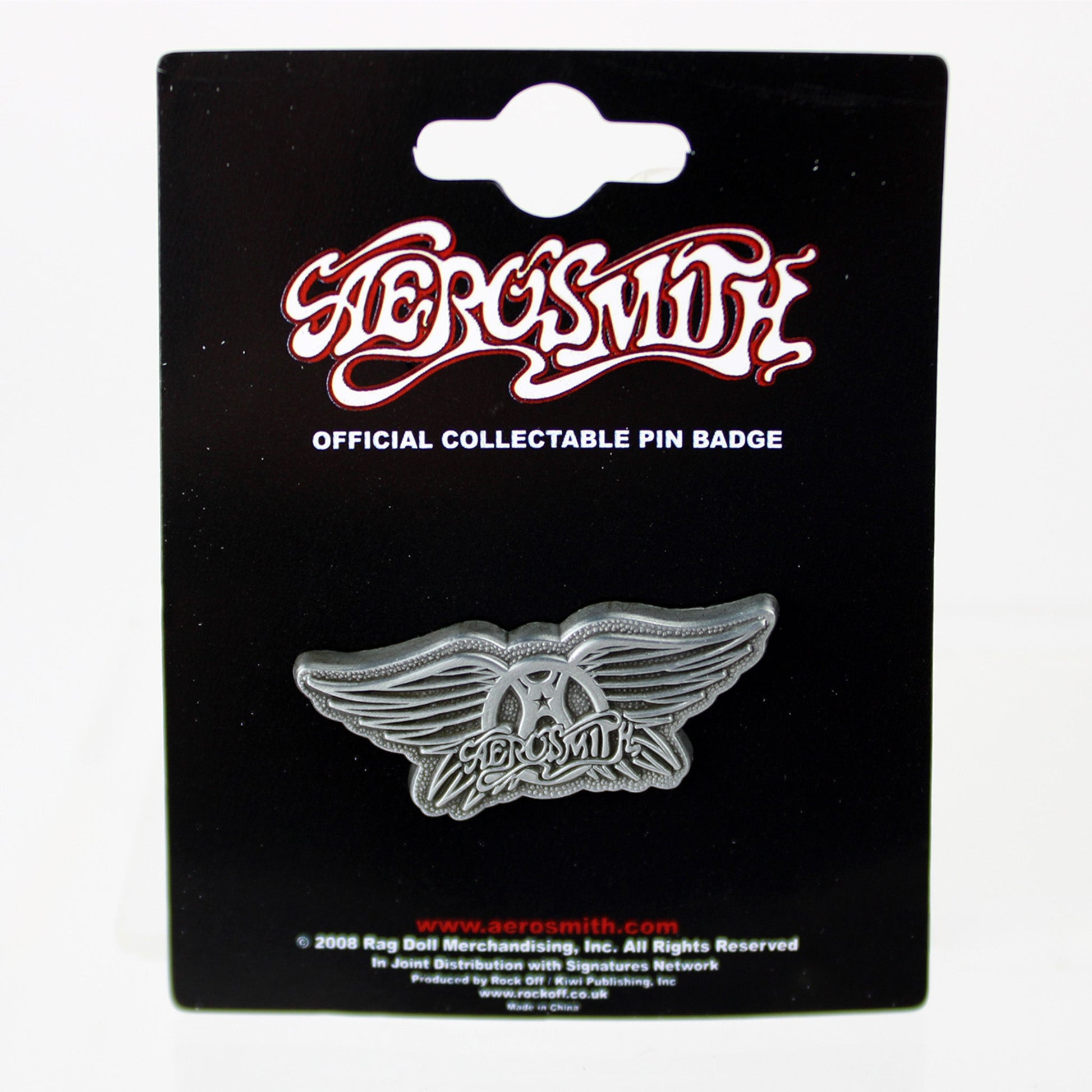 Aerosmith Winged Logo Die-Cast Pin