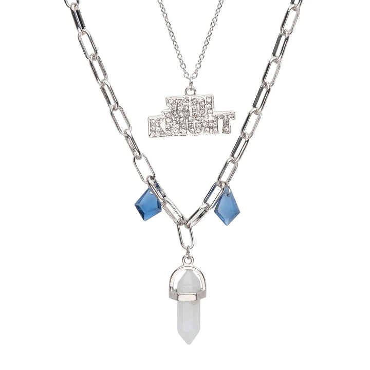 Star Wars Ahsoka Tano Kyber Crystal Jedi Knight Necklace