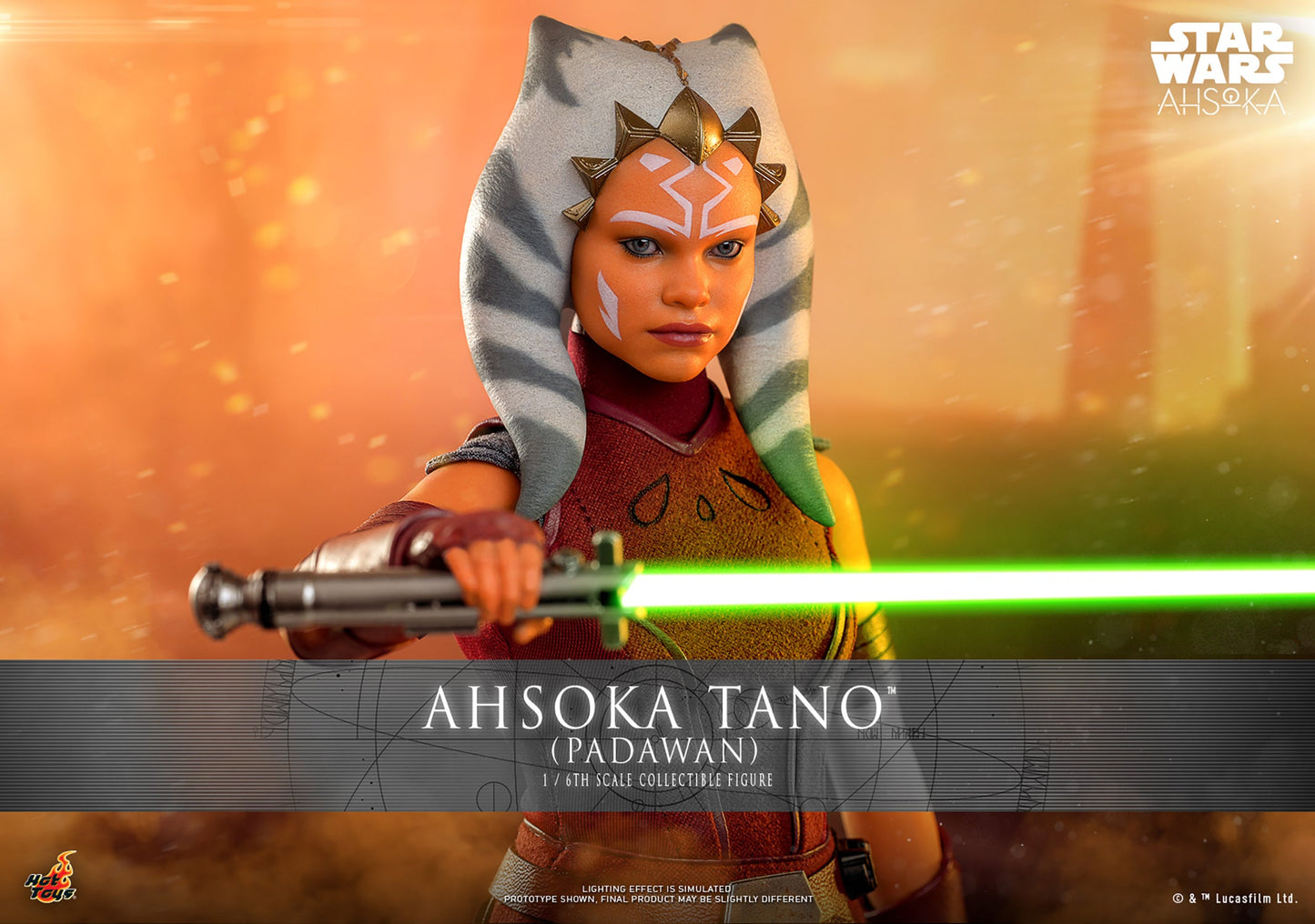 Star Wars: Ahsoka Padawan Ahsoka Tano Sixth Scale Figure by Hot Toys