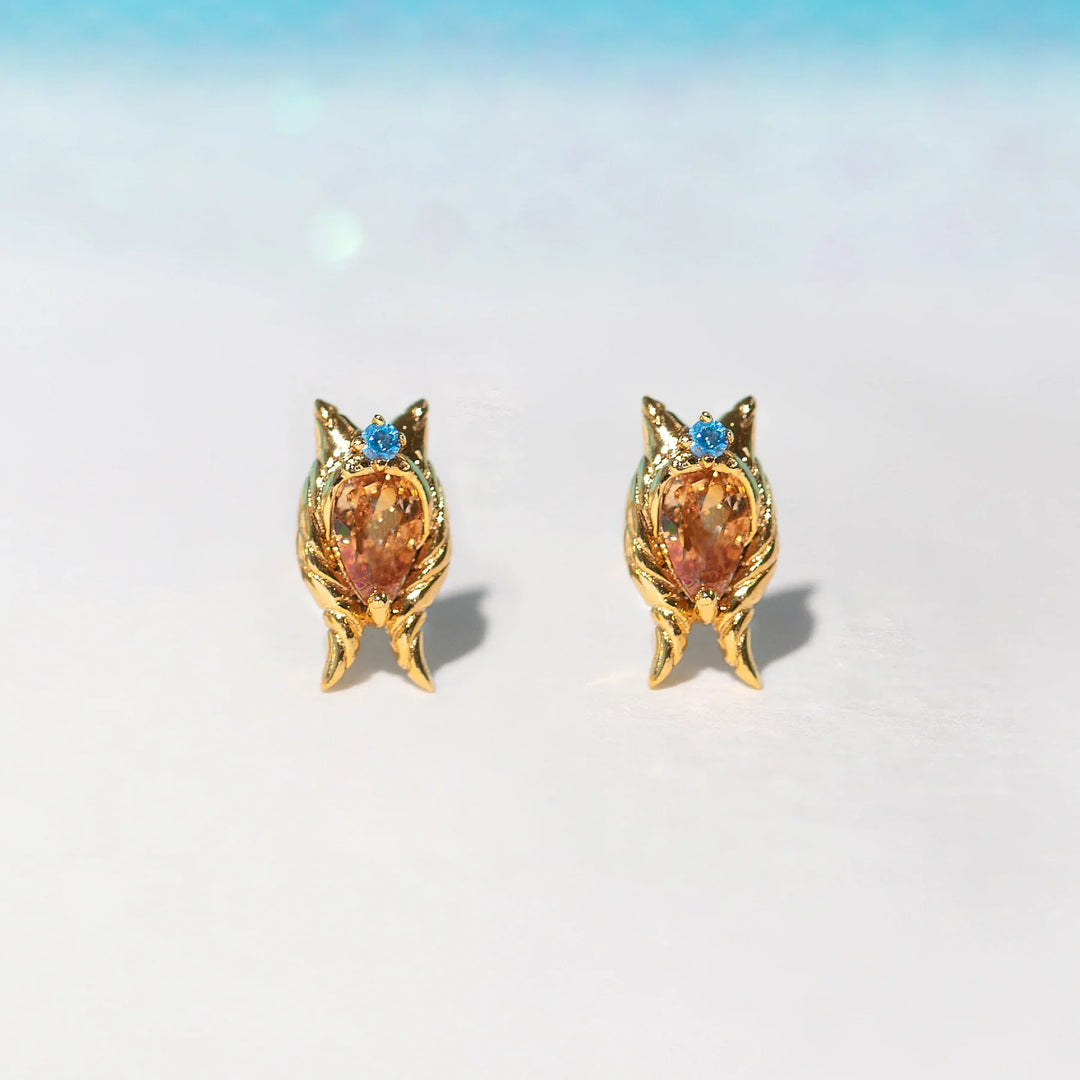 Ahsoka Tano Star Wars Gold Stud Earrings