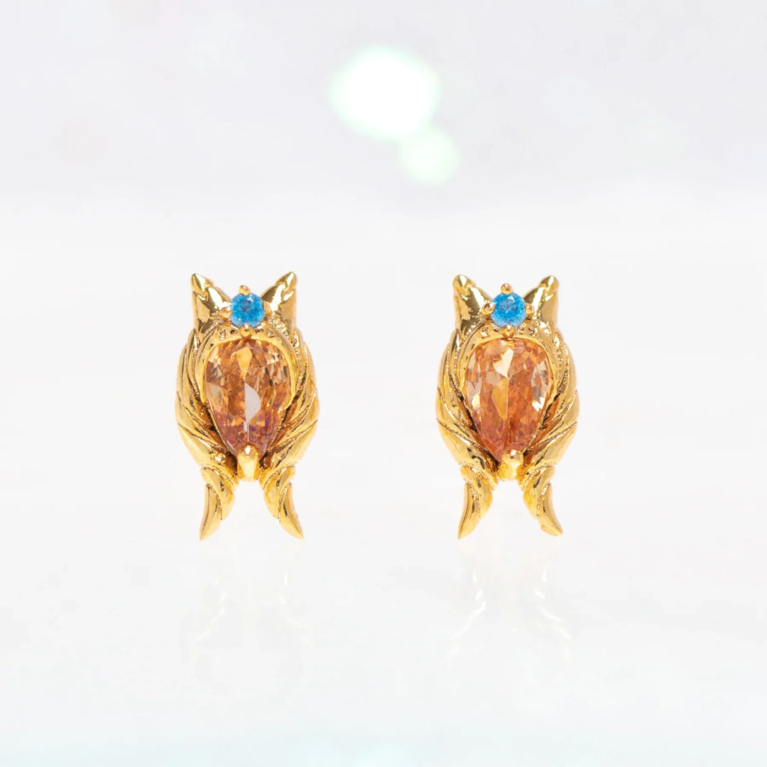 Ahsoka Tano Star Wars Gold Stud Earrings