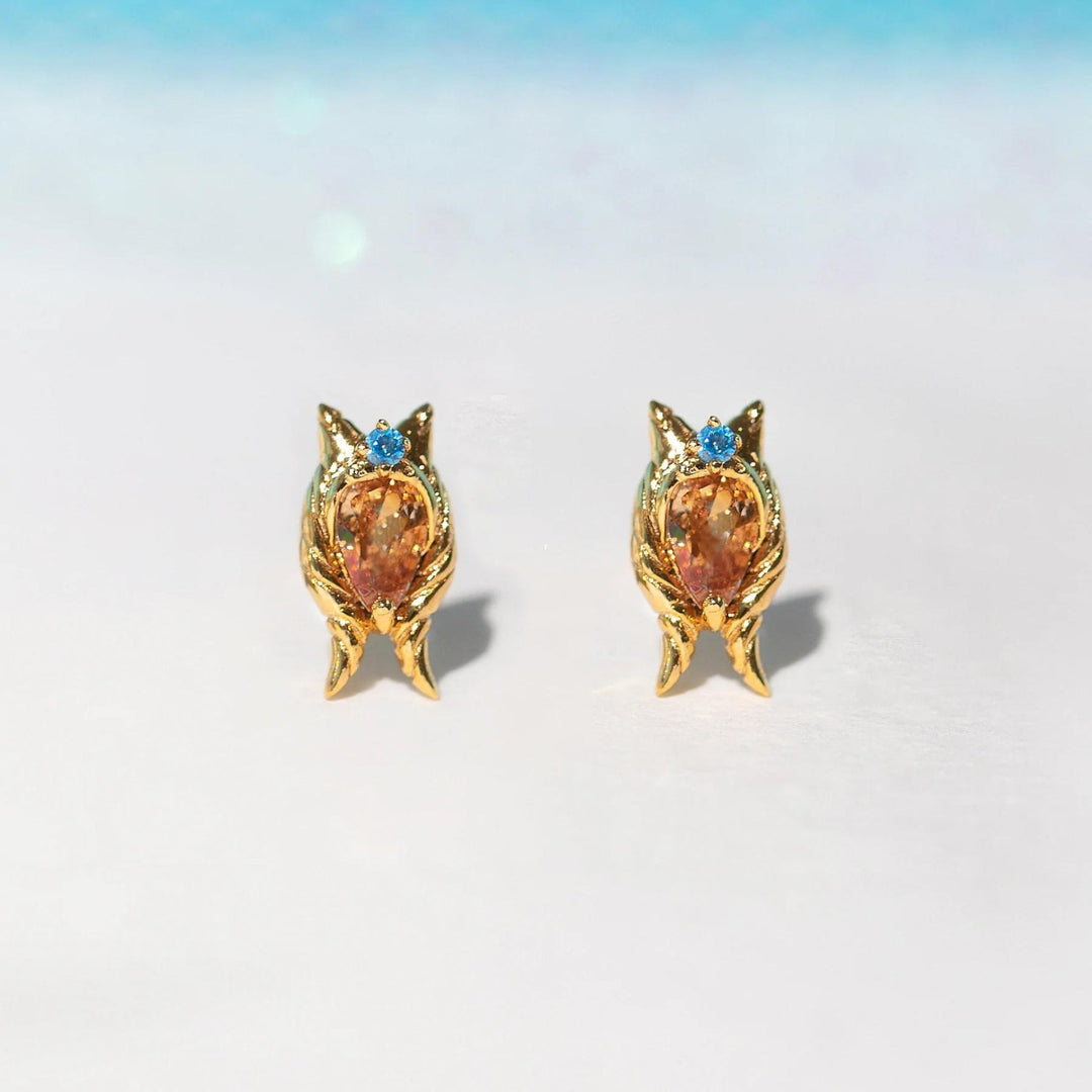 Ahsoka Tano Star Wars Gold Stud Earrings