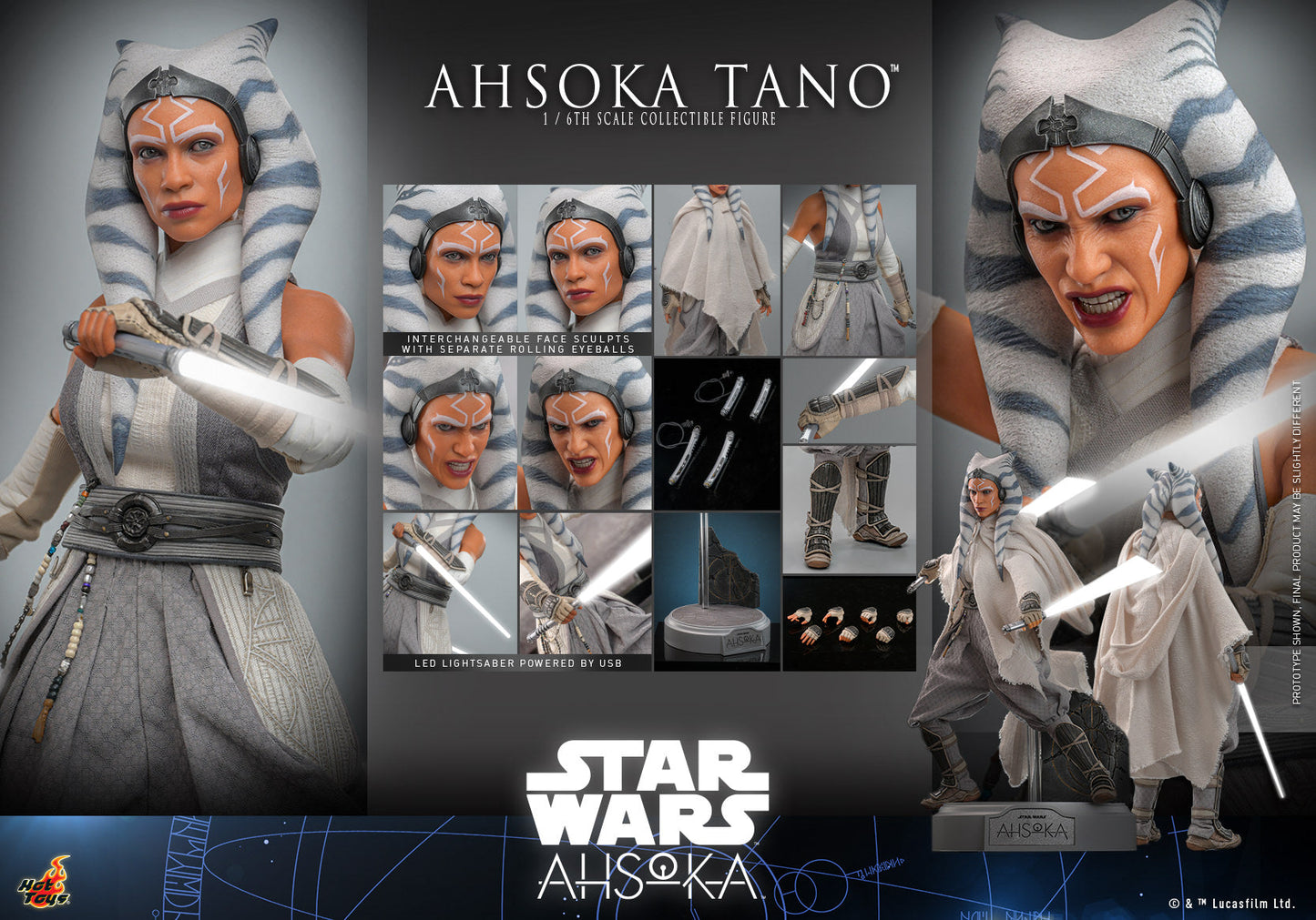 Star Wars: Ahsoka Ahsoka Tano Sixth Scale Figure by Hot Toys