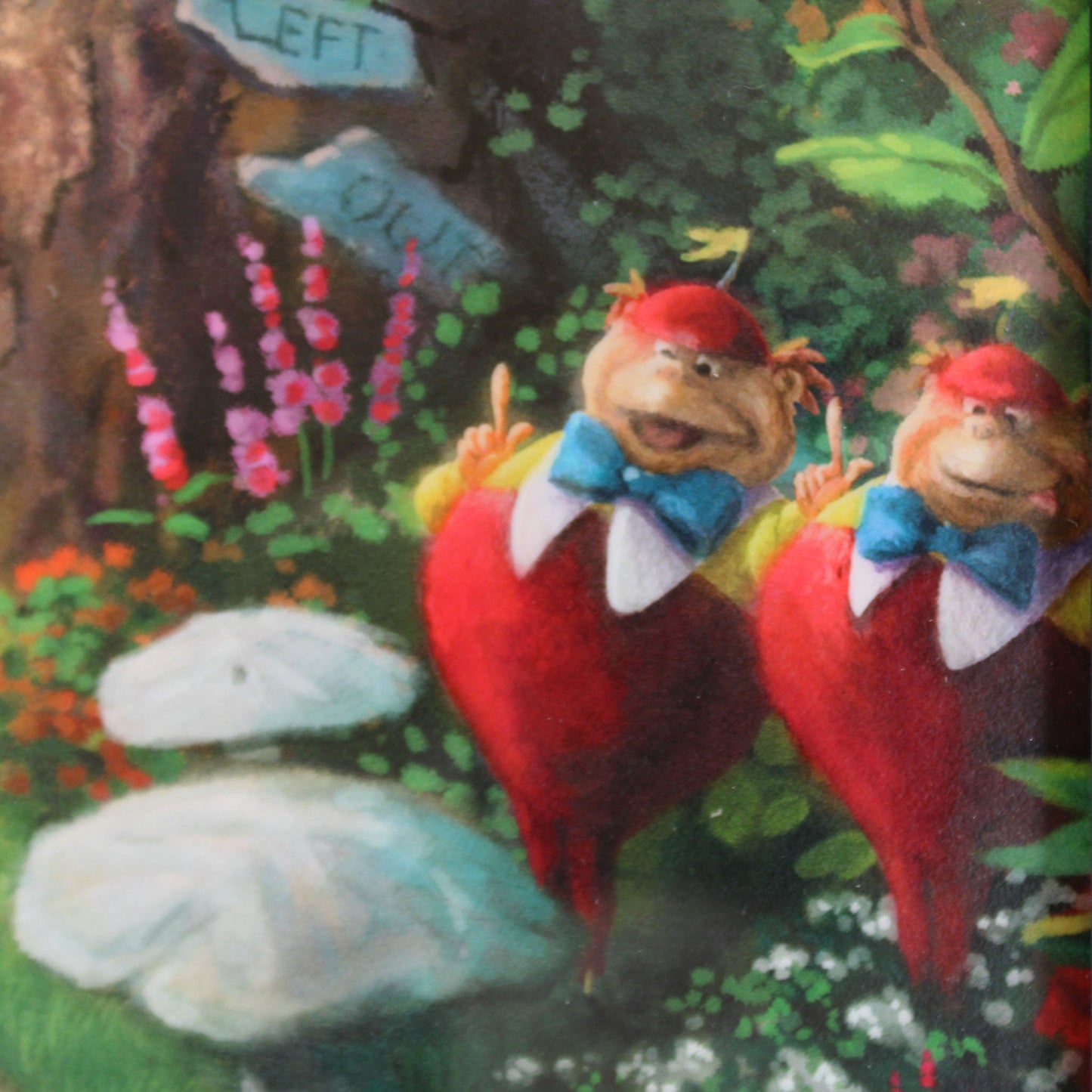 Alice in Wonderland (Disney) Thomas Kinkade Framed Art Print