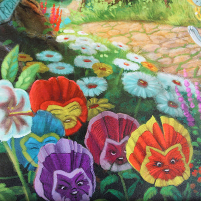 Alice in Wonderland (Disney) Thomas Kinkade Framed Art Print